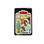 Vintage Star Wars Palitoy ESB 2-1B Action Figure, on unpunched 45 back card, figure E, bubble VG,