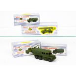 Dinky Supertoys Military Vehicles, 667 Missile Servicing Platform Vehicle, 622 10-Ton Army Truck,