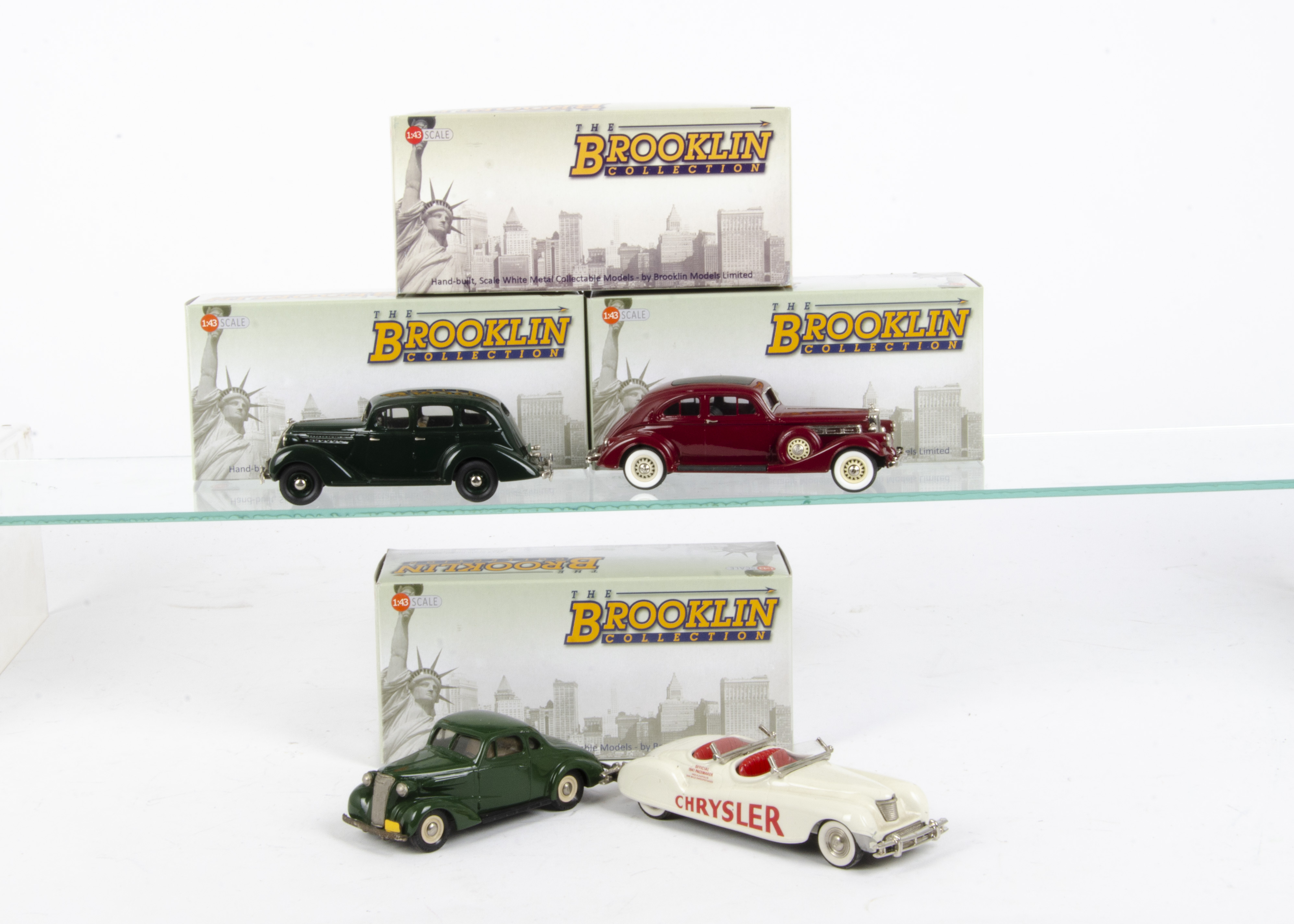 Brooklin 1/43 White Metal Models, BRK.8a Chrysler Newport Phaeton Show Car, BRK.102 Hudson