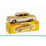 A Dinky Toys 172 Studebaker Land Cruiser, lowline version, cream lower body, tan upper body, beige