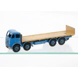 A Dinky Supertoys 903 Foden Flat Truck With Tailboard, 2nd type mid-blue cab, chassis and grooved