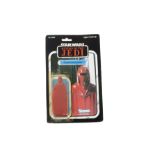 Vintage Star Wars Kenner ROTJ Emperor~s Royal Guard Action Figure, on punched 77 back card, figure