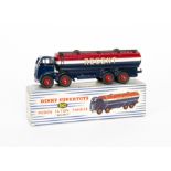 A Dinky Supertoys 942 Foden 14-Ton ~Regent~ Tanker, 2nd type dark blue cab and chassis, red/white/
