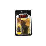 Vintage Star Wars Palitoy/General Mills ROTJ Jawa Action Figure, on punched 45 back card, figure