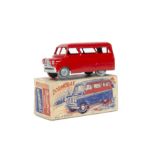 A Morestone Series Bedford Dormobile, red body, bare metal wheels and baseplate, issued 1954-56,