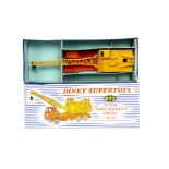 A Dinky Supertoys 972 Coles 20-Ton Lorry-Mounted Coles Crane, orange/yellow body, two blue