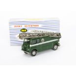 A Dinky Supertoys 969 BBC TV Extending Mast Vehicle, dark green body, grey grooved hubs, BBC