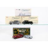 Lansdowne 1/43 White Metal Models, LDM.31 Bristol 400, LDM.64 Bentley Mk VI, LDM.67 Humber Super