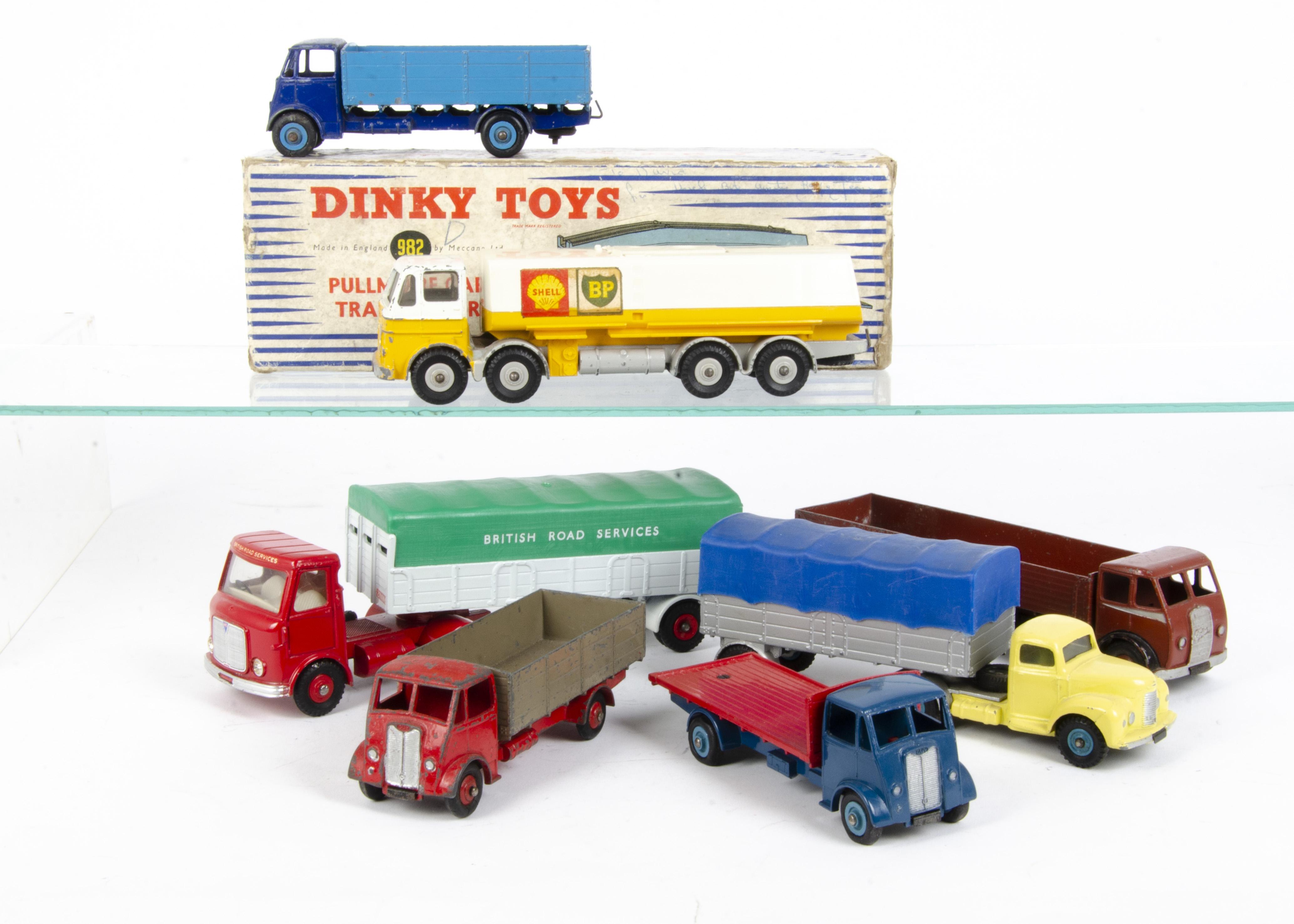 Dinky Toy Large Commercial Vehicles, including 982 Pullmore Car Transporter, in original box,