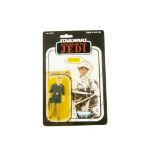 Vintage Star Wars Kenner ROTJ Han Solo (Hoth Battle Gear) Action Figure, on punched 65 back card,