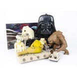 Vintage Star Wars Creatures, Vehicles & Other Items, Rancor, Hoth Wampa (2), Jabba The Hutt Playset,