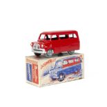 A Morestone Series Bedford Dormobile, red body, bare metal wheels and baseplate, issued 1954-56,