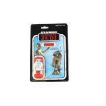 Vintage Star Wars Palitoy/General Mills ROTJ R2-D2 Action Figure, with Sensorscope, on punched 65