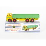 A Dinky Supertoys 934 Leyland Octopus Wagon, yellow cab and chassis, green truck body, green band