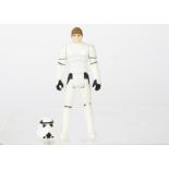 Vintage Star Wars Last 17 Luke Skywalker Stormtrooper Outfit Action Figure, with original helmet, ~