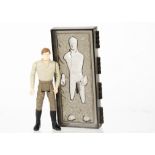 Vintage Star Wars Last 17 Han Solo In Carbonite Action Figure, complete, ~L.F.L 1984~ to leg, E