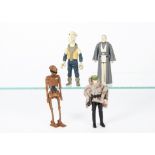 Vintage Star Wars Last 17 Action Figures, Anakin Skywalker, Yak Face, Luke Poncho, EV-9D9, F-E, no