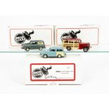 U.S Model Mint 1/43 White Metal Models, US-7 Jeep Station Wagon, US-36s 1951 Crosley Sedan Delivery,