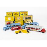 Matchbox, including 1-75 Series 4b Massey-Harris Tractor, 29 Bedford Milk Delivery Truck, 13 Dodge