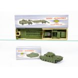 A Dinky Supertoys 660 Tank Transporter, 651 Centurion Tank, in original boxes with inner packing
