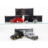 Durham Classics 1/43 White Metal Models, 39 Ford Panel Van ~Toronto Telegram~, 41 Chevrolet Panel