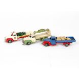 Tekno Dodge/Buick Trucks, No.736 Dodge Tuborg Beer Truck, white/red body, with eight green