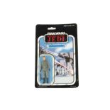 Vintage Star Wars Pailtoy/General Mills ROTJ AT-AT Commander Action Figure, on punched 65 back card,