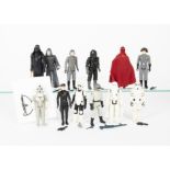 Vintage Star Wars Empire Action Figures, including The Emperor in Hong Kong baggie, Tie Fighter