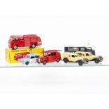 Dinky Toy Emergency Service Vehicles, 259 Fire Engine, in original box, loose 25h Streamlined Fire