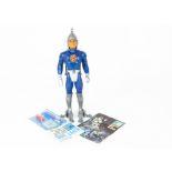 Mattel Major Matt Mason Captain Lazer Figure, with space helmet, boot treaders and three gun