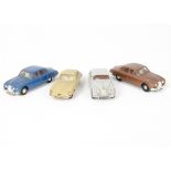 Tri-ang Spot-On Jaguars, No.276 Jaguar ~S~ Type (2), first metallic brown body, second metallic blue