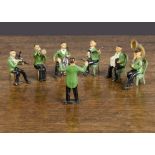 A Charbens 'Jack's Band' seven-piece seated Orchestra, In rare pale green colour, complete with