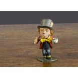 A German Alice in Wonderland character the Mad Hatter, 75mm. high (G)