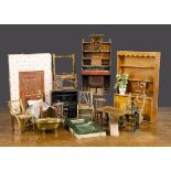 A large scale dolls’ house Chicago Cottage Organ Company pump organ, plywood —11½in. (29cm.) high;