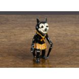 A British hollow-cast lead Mrs Felix the Cat, probably by Pixyland/Kew, walking with umbrella and