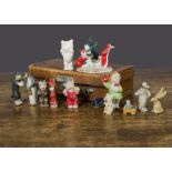 Pip, Squeak and Wilfred, a cake decoration of the three with Christmas tree —2¾in. (7cm.) long;