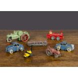 Seven model vehicles by River Series and Taylor & Barrett, River Series Locomotive and Engine only
