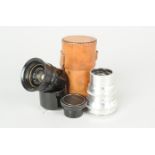 A Wray London Lustrar 90mm f/4 Lens, M39 mount, serial no. 115 678, barrel G, elements F, edge