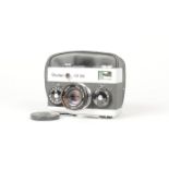 A Rollei 35 SE Compact Camera, chrome, made by Rollei Singapore, shutter working, not battery