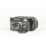 A Rollei 35 S Compact Camera, black, made in Singapore, shutter sluggish on slow speeds, meter