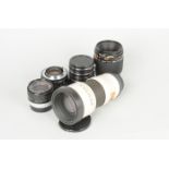 An SMC Pentax-F 300mm f/4.5 ED (IF) Lens and Other K Mount Lenses, serial no. 1 167 746, barrel G,