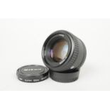 A Nikon AF Nikkor 50mm f/1.4D Lens, serial no 6200353, AF working, barrel VG, elements G-VG, some