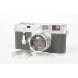 A Rare Early Leitz Wetzlar Leica M3 Double Stroke Camera, chrome, serial no. 700 365, 1954, a low