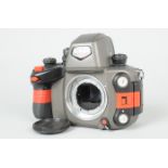 A Nikon Nikonos RS AF Underwater SLR Body, serial no. 2 001 197, body F, corrosion within film