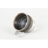 A Carl Zeiss Jena Sonnar 5cm f/1.5 Lens serial no. 3 198 505, circa 1949, Arriflex standard mount,