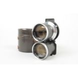 A Mamiya Sekor 135mm f/4.5 Lens, serial no 818528, shutter working, barrel G, minor marks,