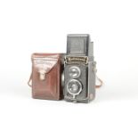 A Rolleicord Ia Model 2 TLR Camera, circa 1937, body G, slight wear and paint losses, shutter