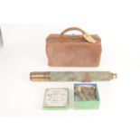 Various Items, including early 19th Century naval-pattern single-draw brass telescope, 900mm
