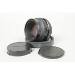 A Mamiya Sekor Z 110mm f/2.8 W Lens, for RZ67 Pro camera, serial no 36802, barrel G-VG, some