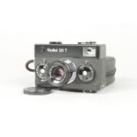A Rollei 35 T Compact Camera, black, made in Singapore, serial no 6276607, shutter working, meter